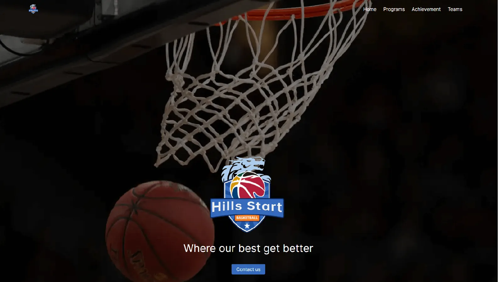 A screenshot of https://www.hillsstart.com.au/